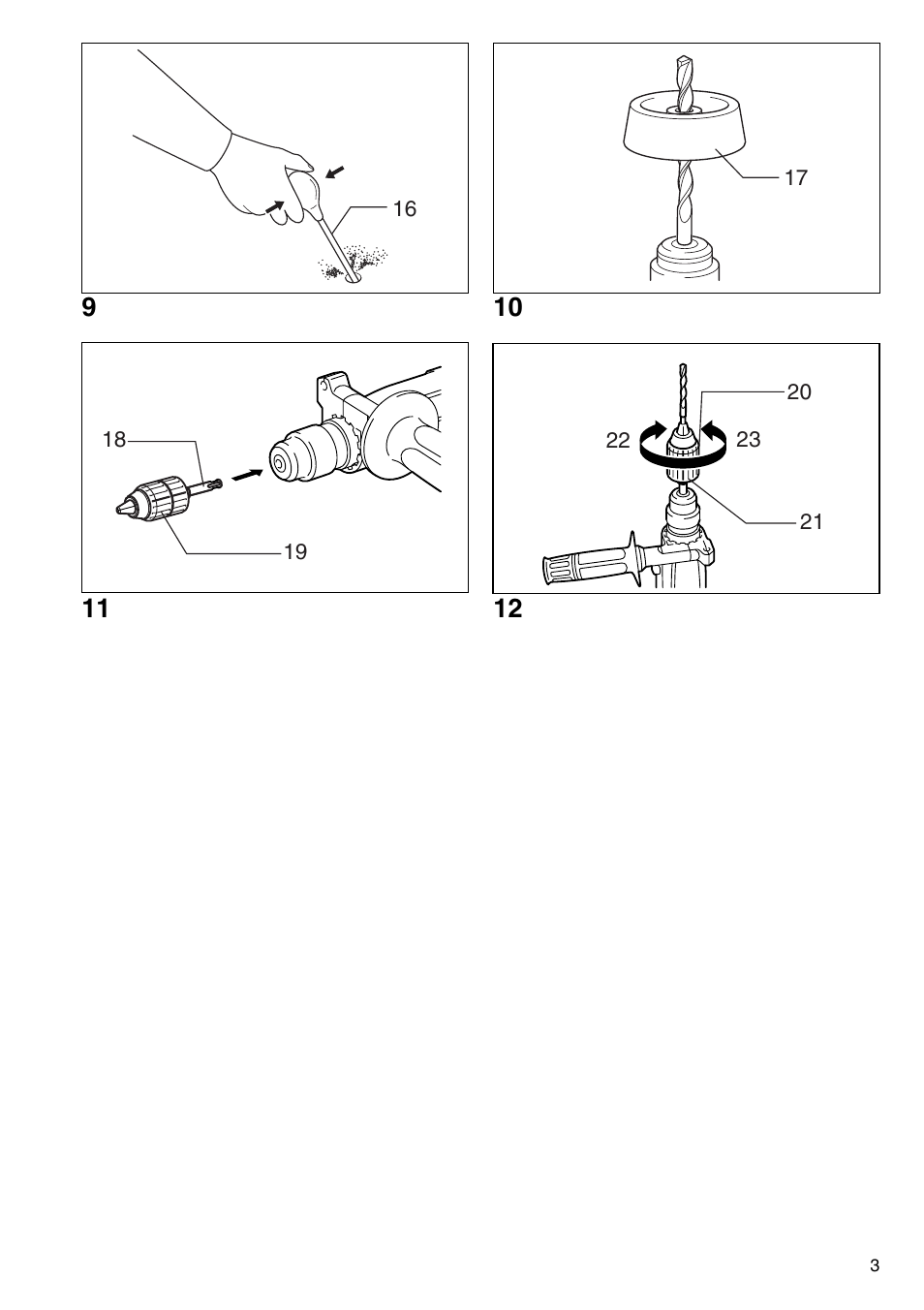 Makita HR2020 User Manual | Page 3 / 52