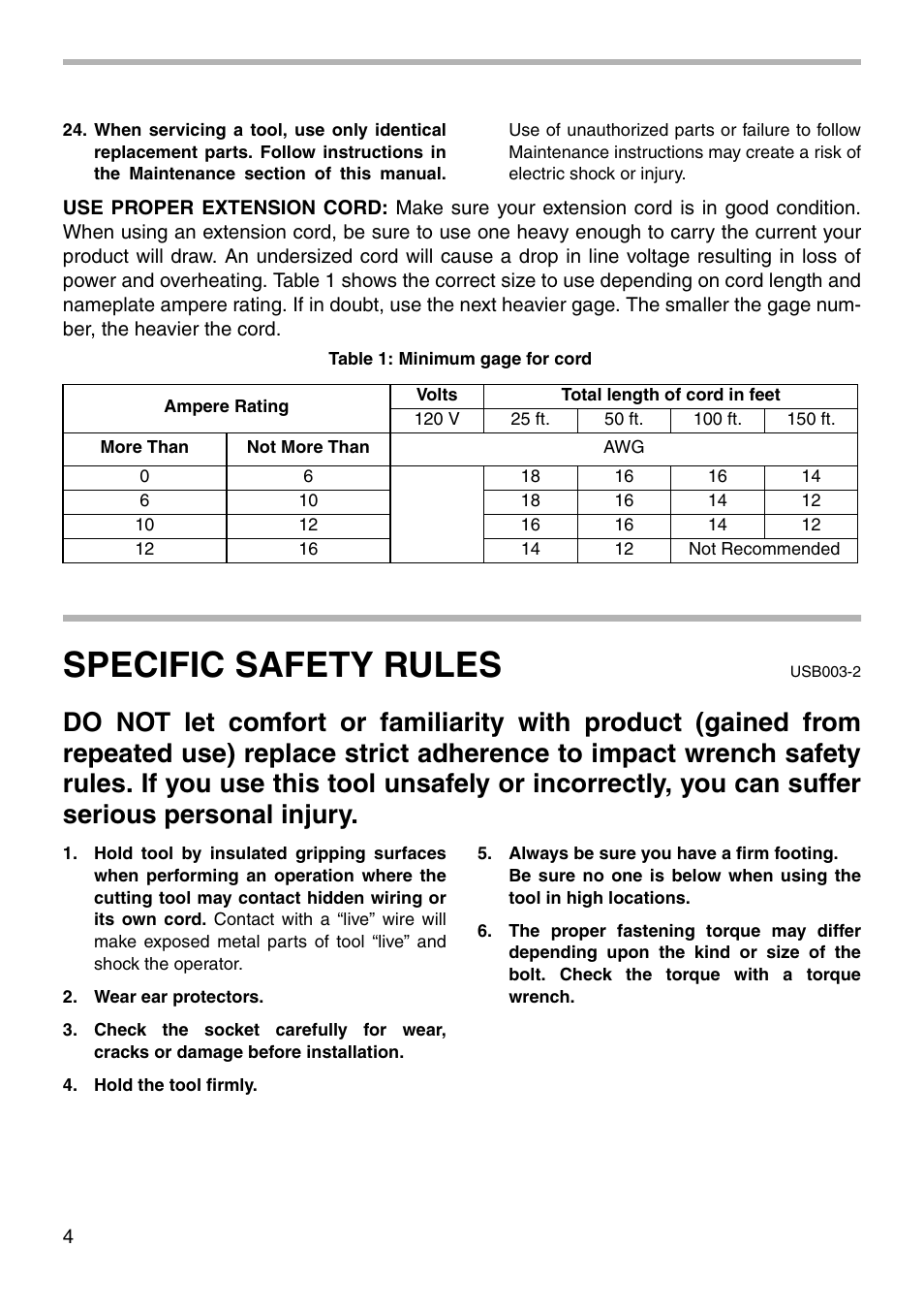 Specific safety rules | Makita 6953 User Manual | Page 4 / 16