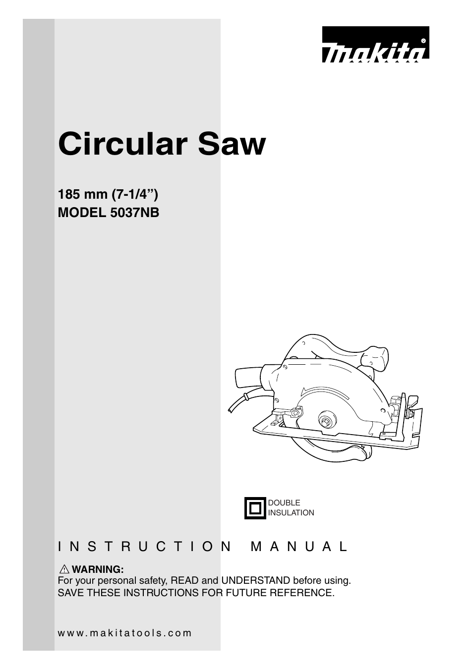 Makita 5037NB User Manual | 20 pages