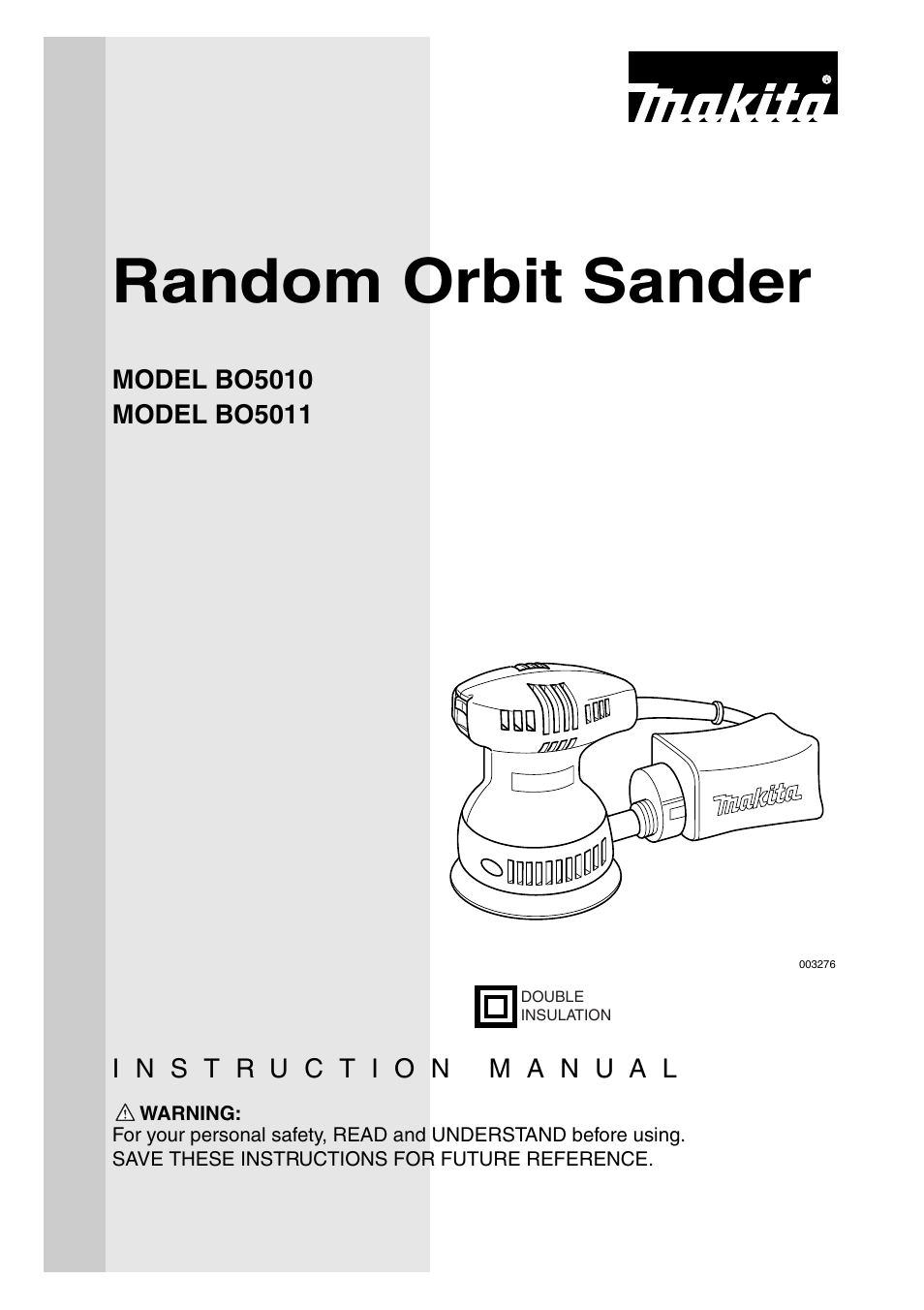 Makita BO5011 User Manual | 16 pages