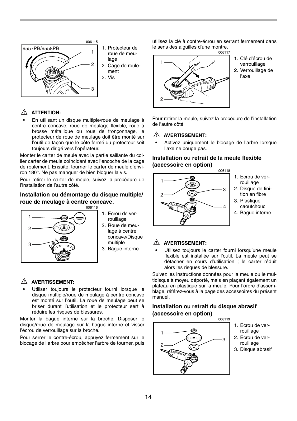 Makita 9556PB User Manual | Page 14 / 28