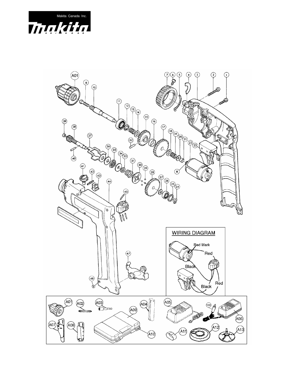 Makita 6095DQ User Manual | 3 pages