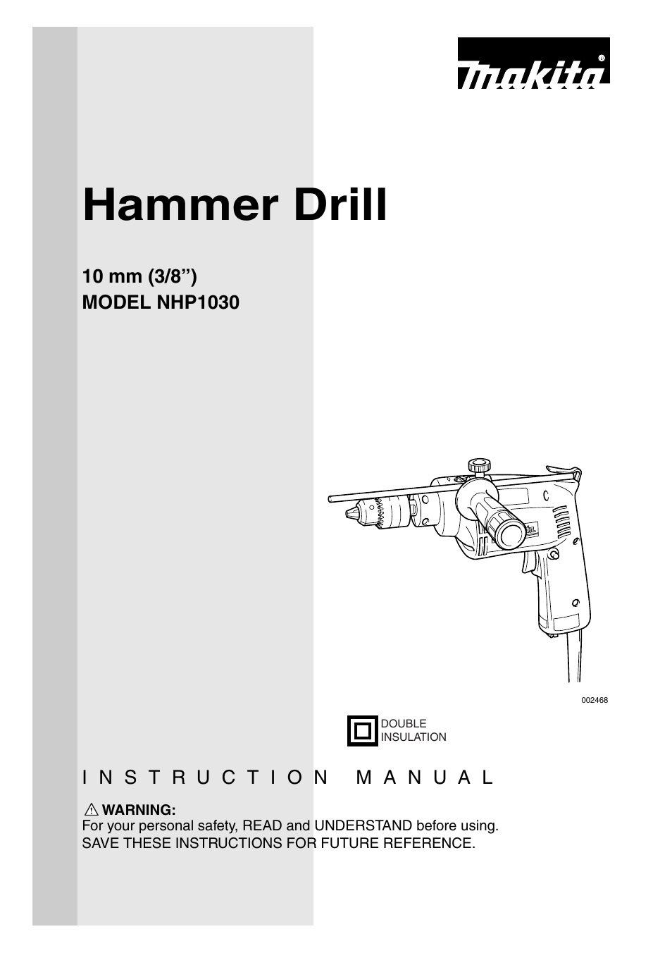 Makita NHP1030 User Manual | 16 pages