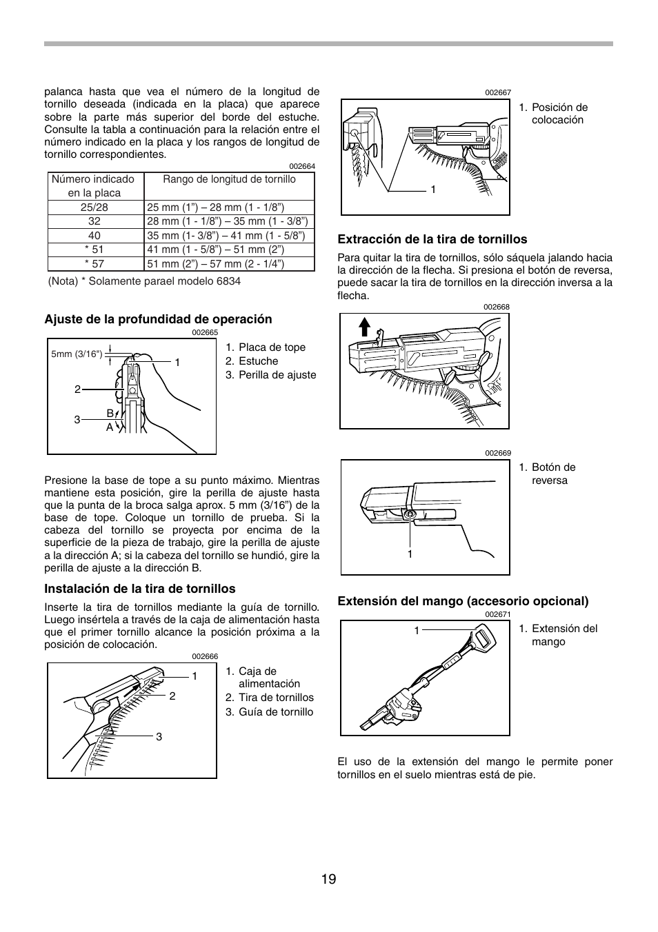 Makita 6834 User Manual | Page 19 / 24