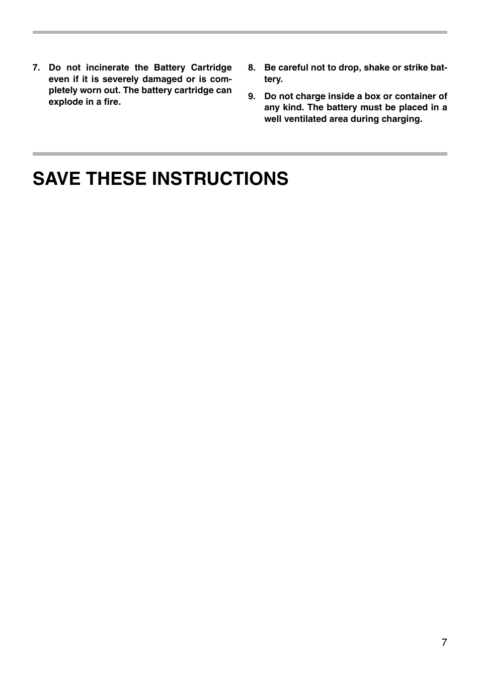 Save these instructions | Makita 6227D User Manual | Page 7 / 20