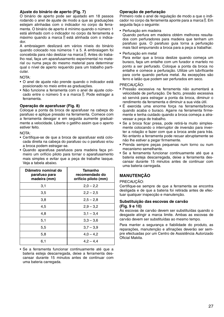 Makita 6333D User Manual | Page 27 / 48