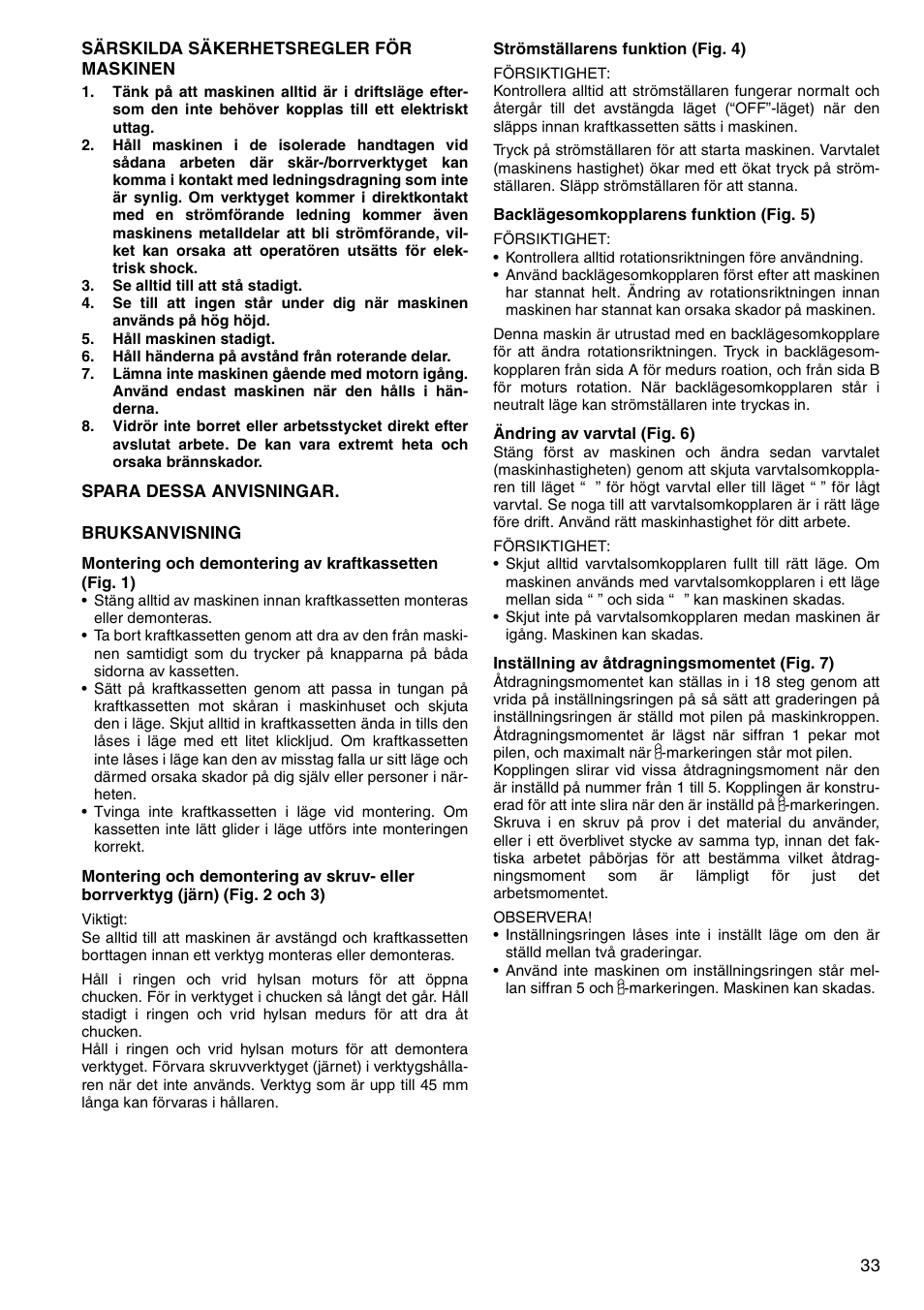 Makita 6333D User Manual | Page 33 / 48