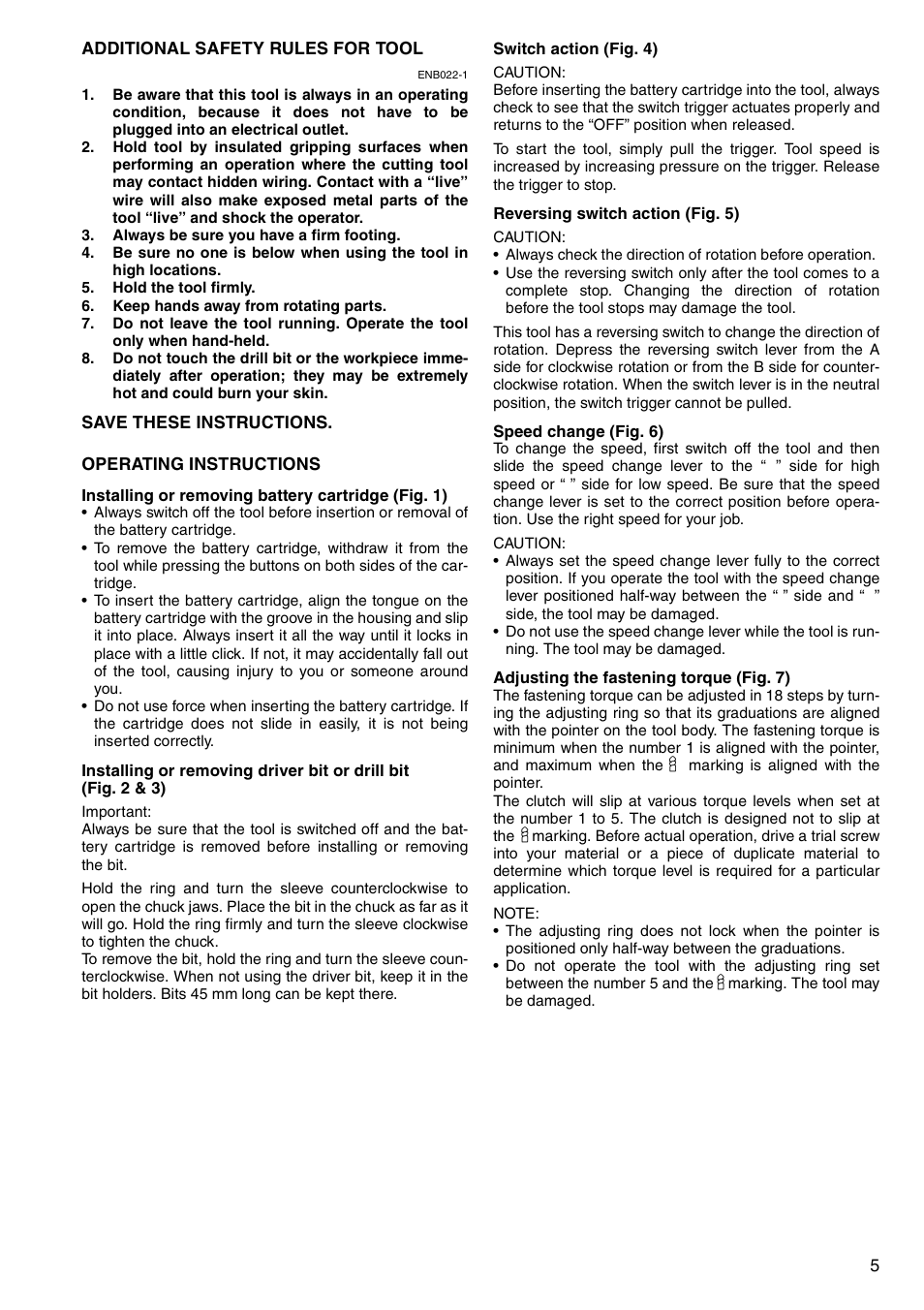 Makita 6333D User Manual | Page 5 / 48