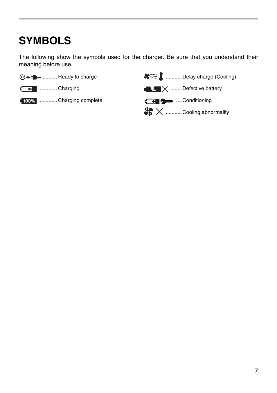 Symbols | Makita BHP460 User Manual | Page 7 / 24