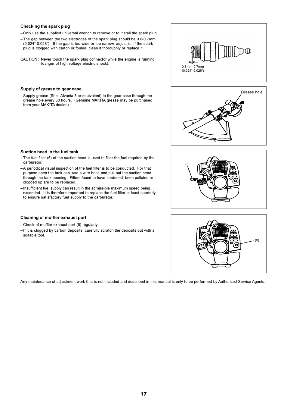 Makita RBC2510 User Manual | Page 18 / 19