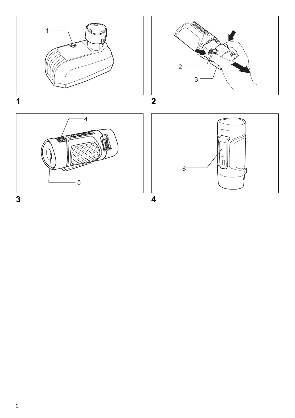 Makita Rechargeable Flashlight ML100 User Manual | Page 2 / 12