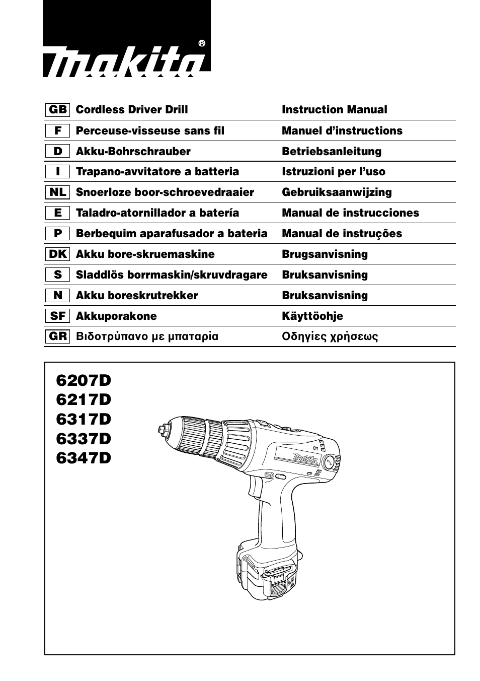 Makita 6347D User Manual | 68 pages