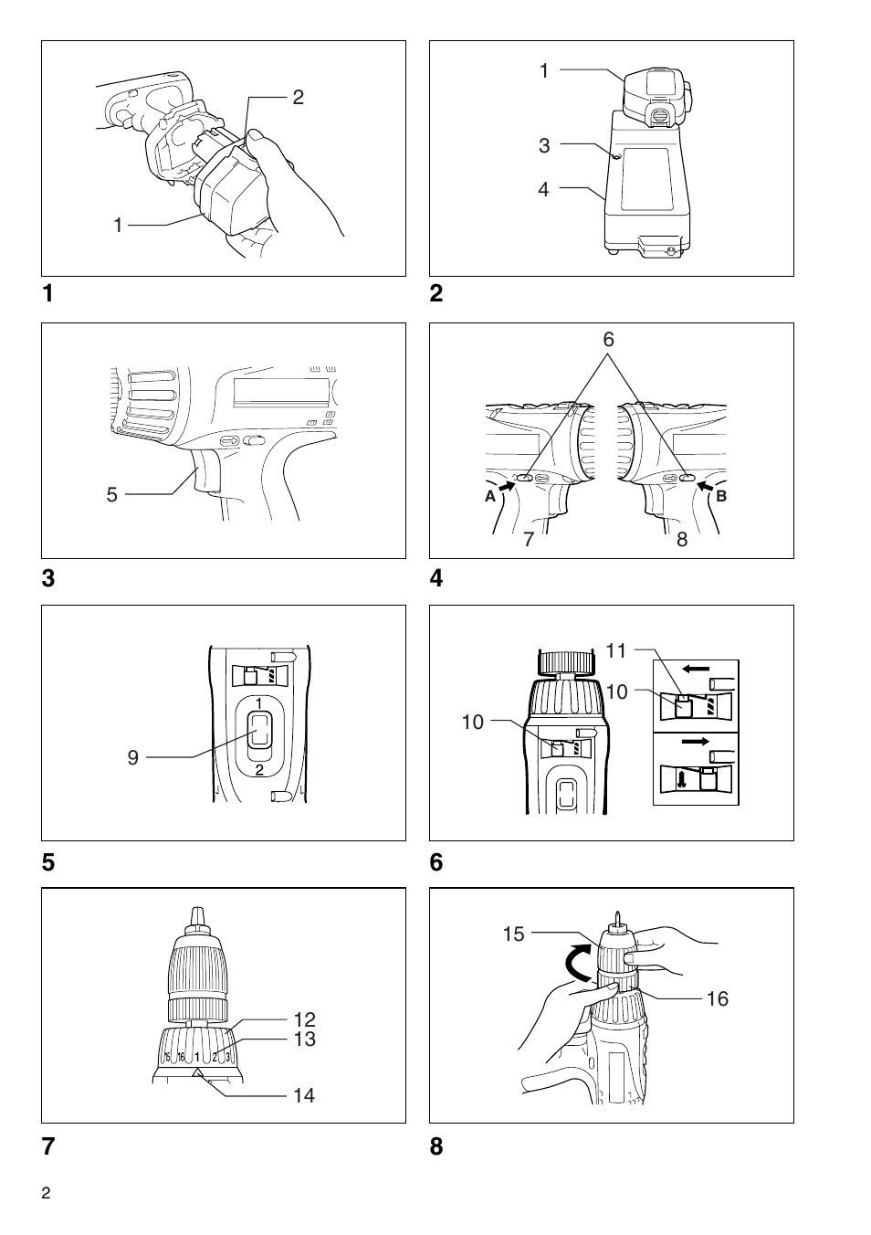 Makita 6347D User Manual | Page 2 / 68
