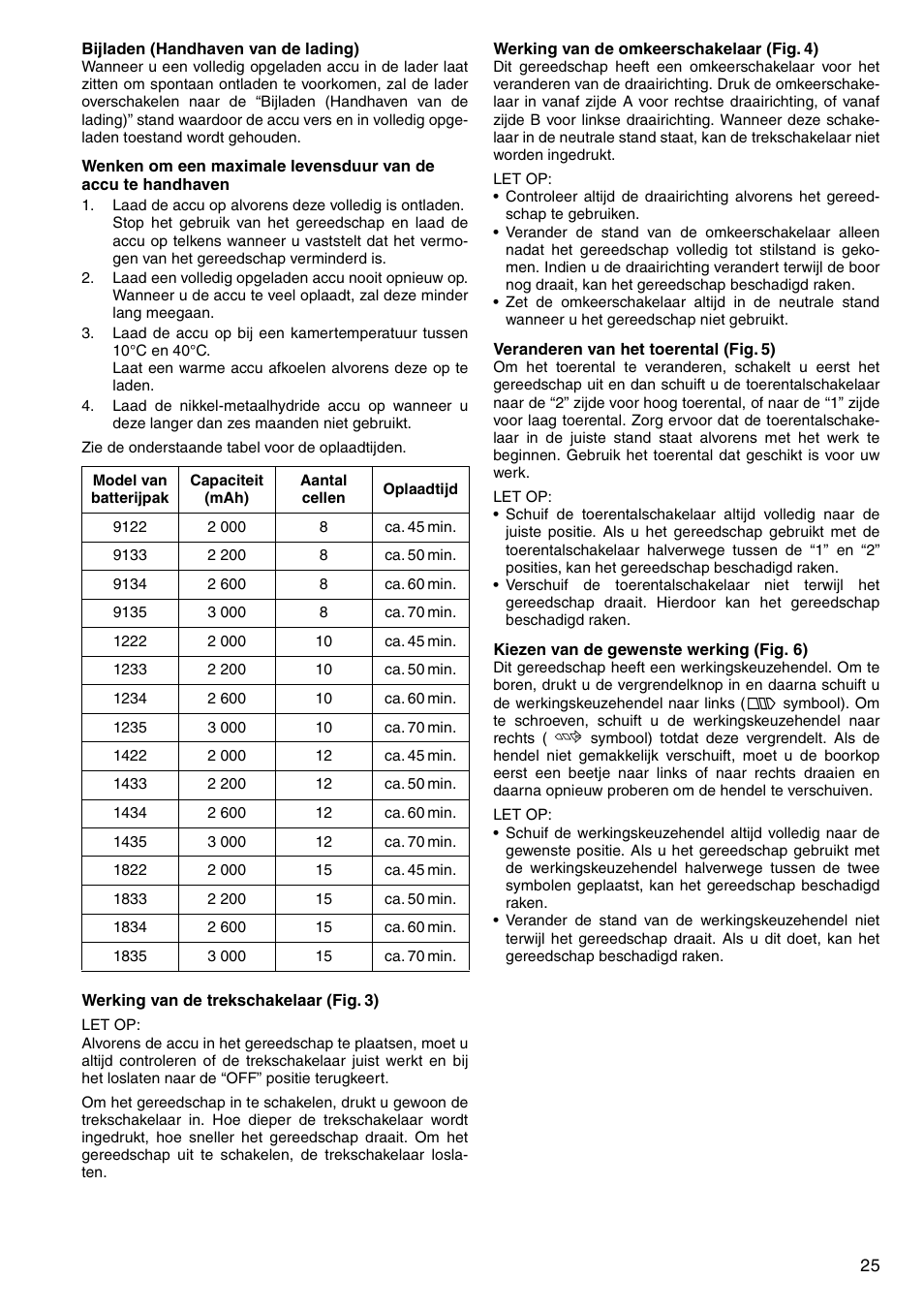 Makita 6347D User Manual | Page 25 / 68