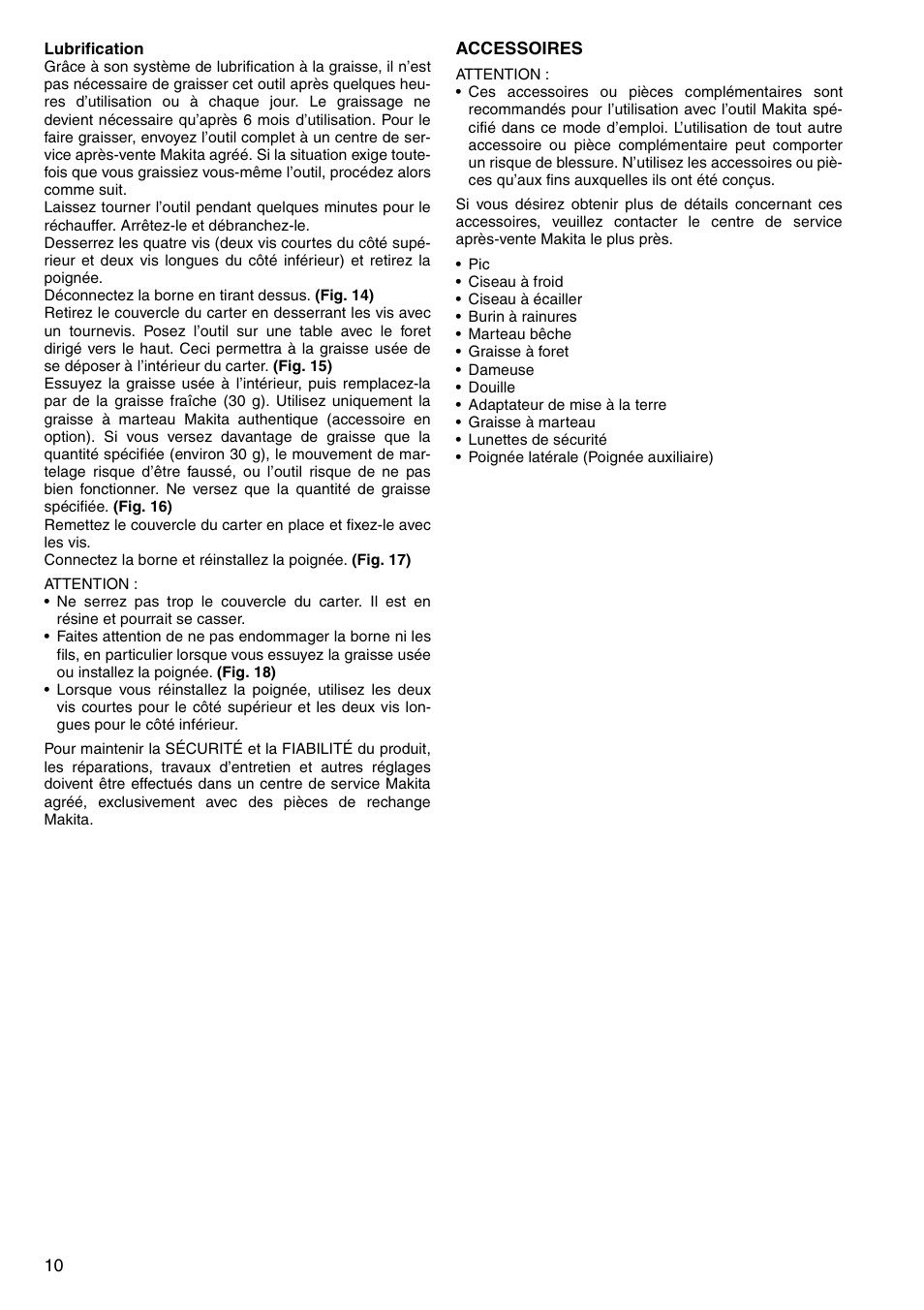 Makita HM0860C User Manual | Page 10 / 44