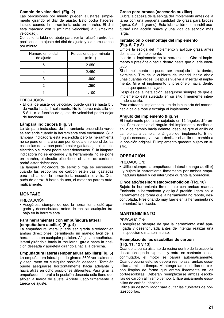 Makita HM0860C User Manual | Page 21 / 44