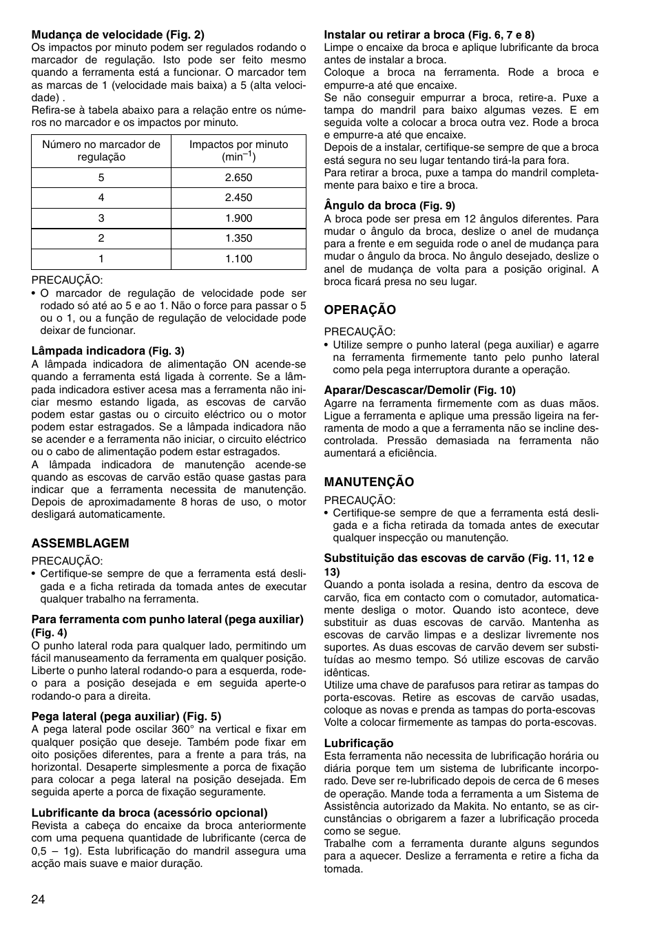 Makita HM0860C User Manual | Page 24 / 44