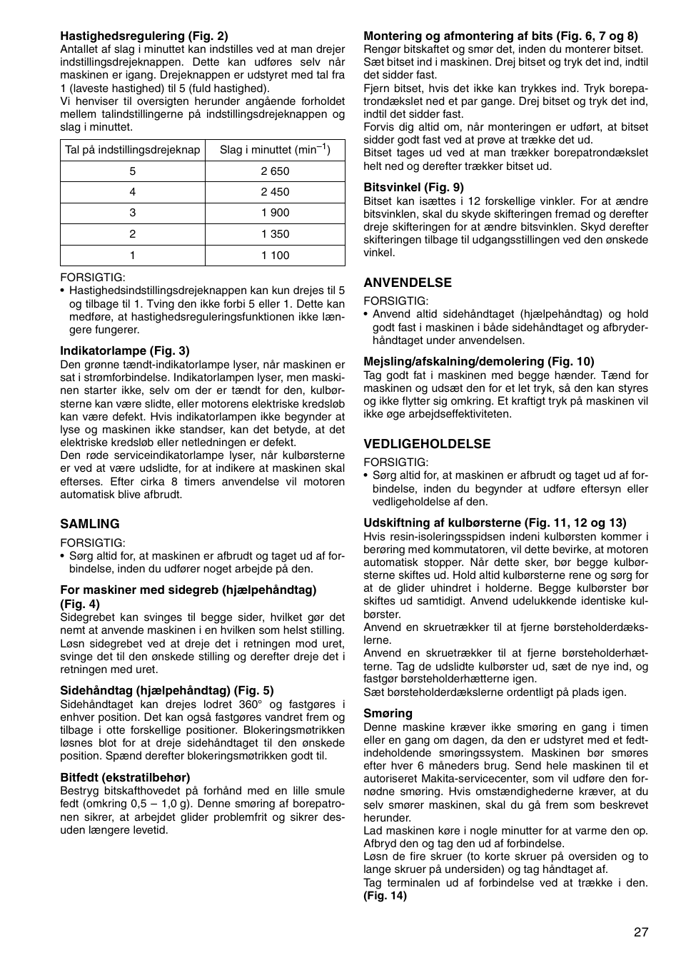 Makita HM0860C User Manual | Page 27 / 44