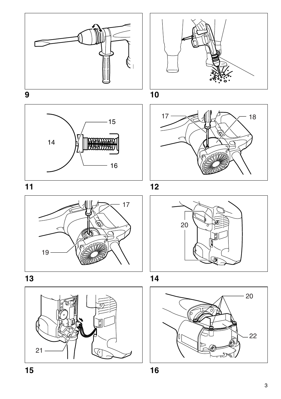 Makita HM0860C User Manual | Page 3 / 44