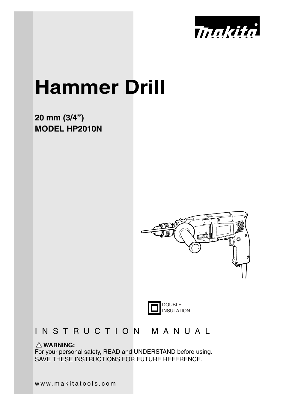 Makita HP2010N User Manual | 16 pages