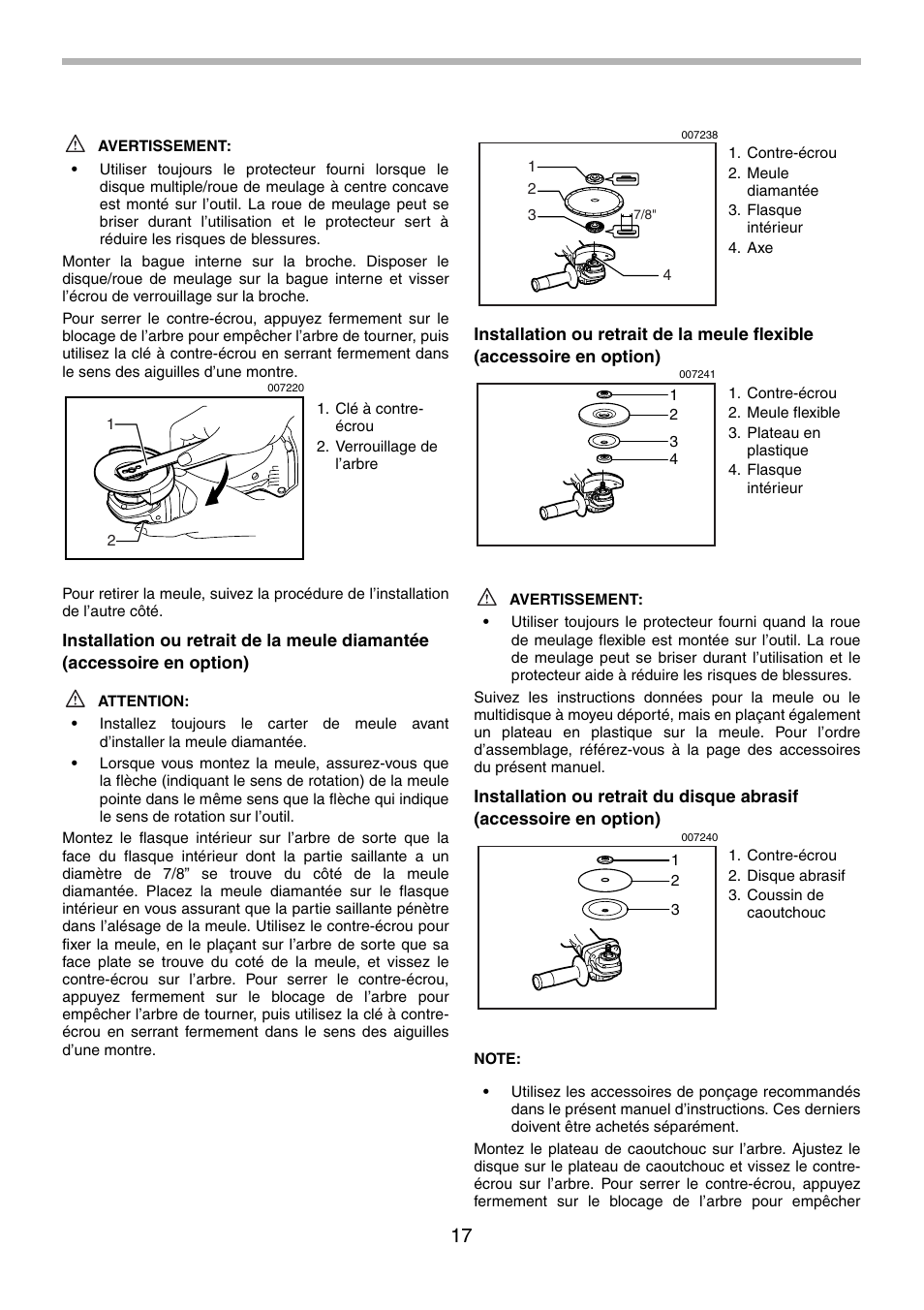 Makita BGA452 User Manual | Page 17 / 36