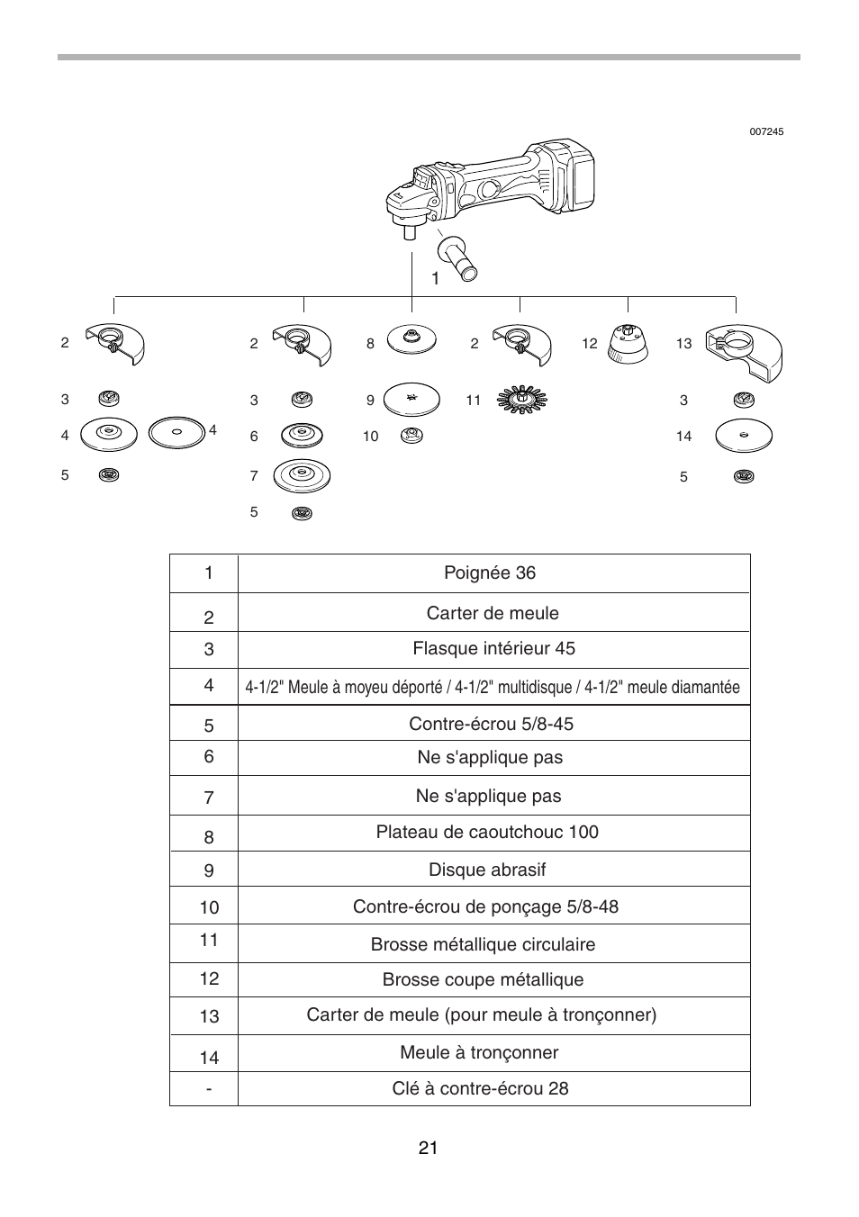 Makita BGA452 User Manual | Page 21 / 36