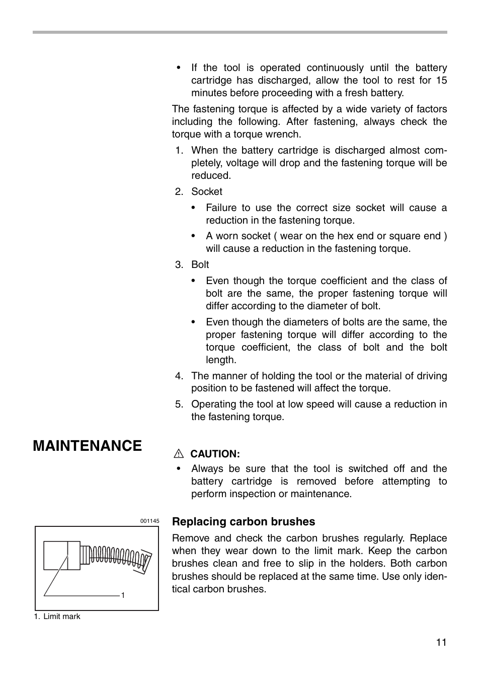 Maintenance | Makita 6991D User Manual | Page 11 / 16