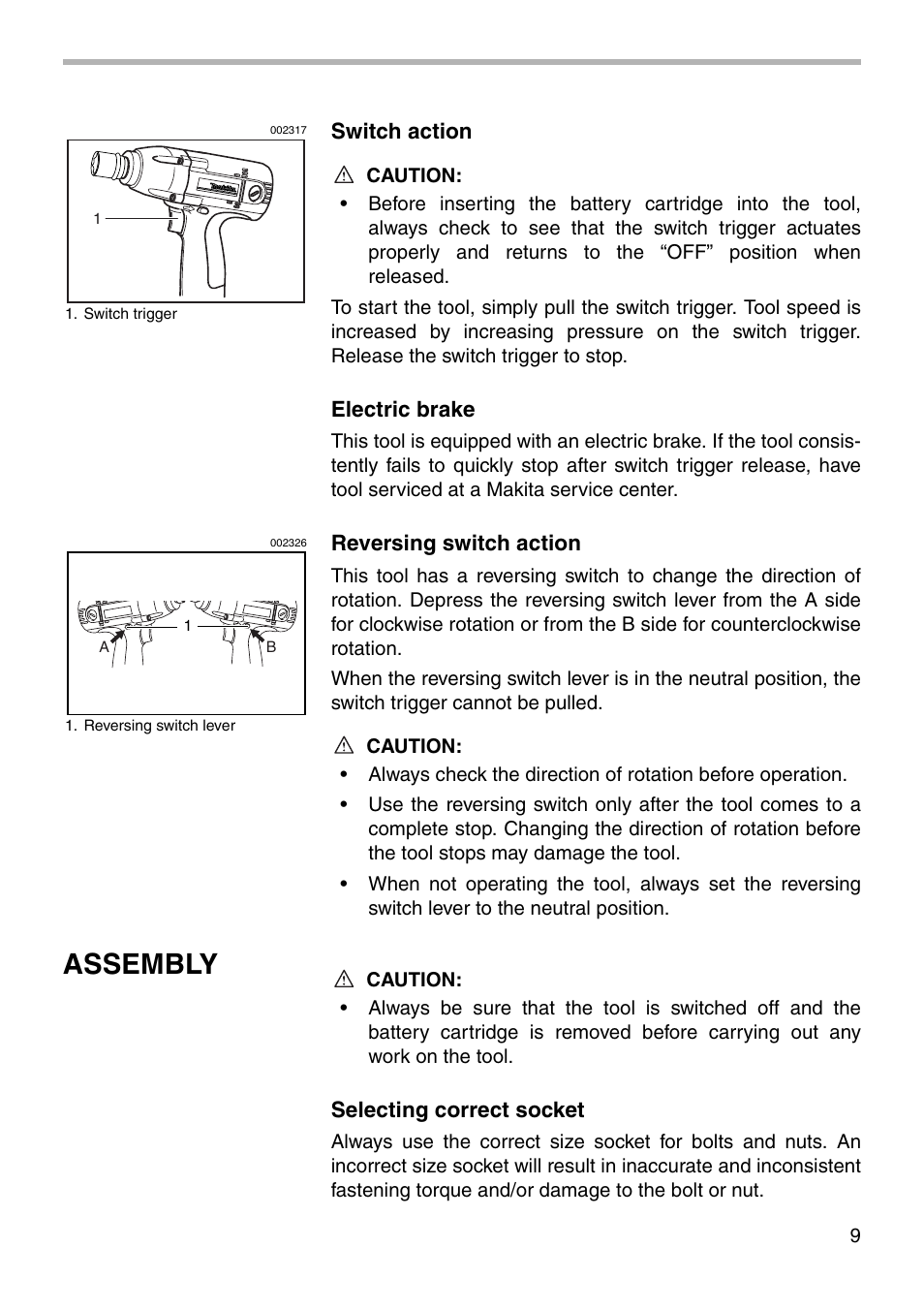 Assembly | Makita 6991D User Manual | Page 9 / 16