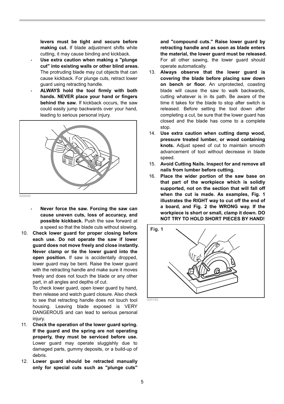Makita BSS500 User Manual | Page 5 / 36
