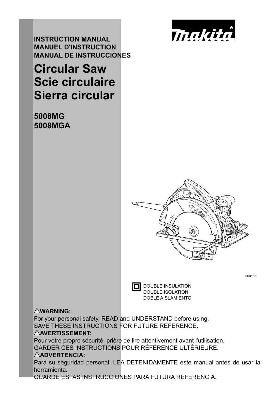 Makita 5008MGA User Manual | 32 pages