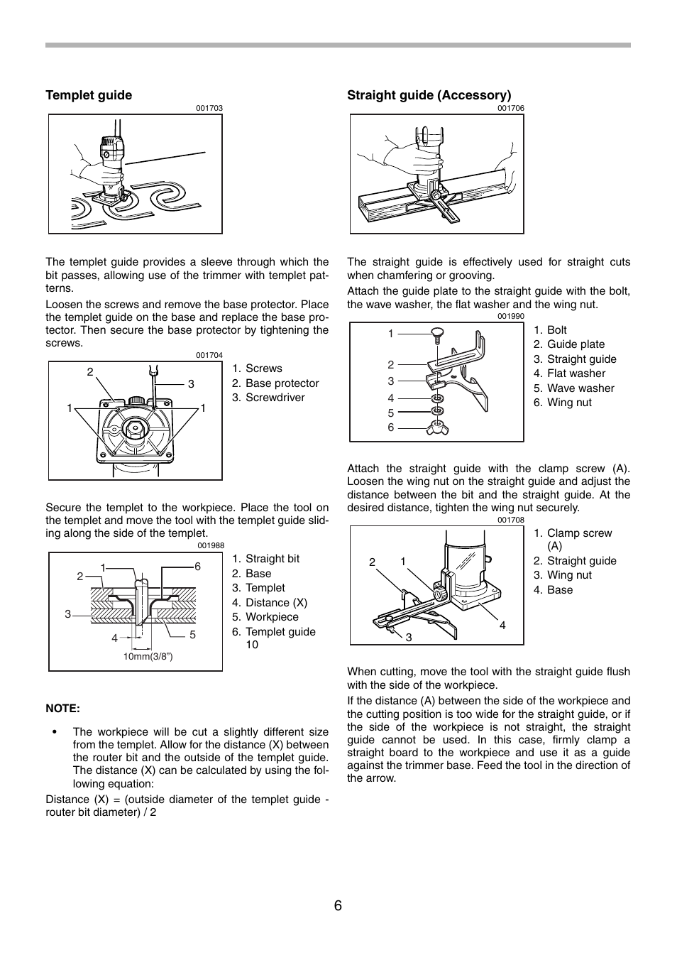 Makita 3707F User Manual | Page 6 / 28