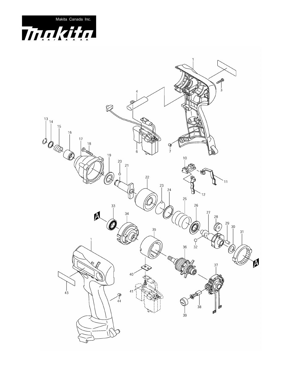 Makita 6932FDWDE User Manual | 2 pages