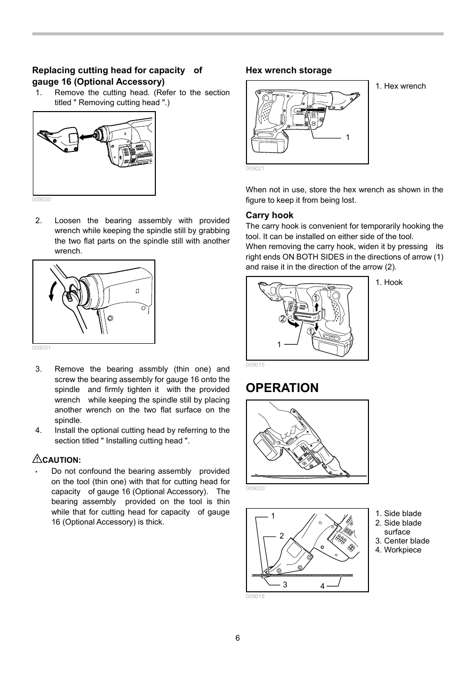 Operation | Makita BJS130 User Manual | Page 6 / 28