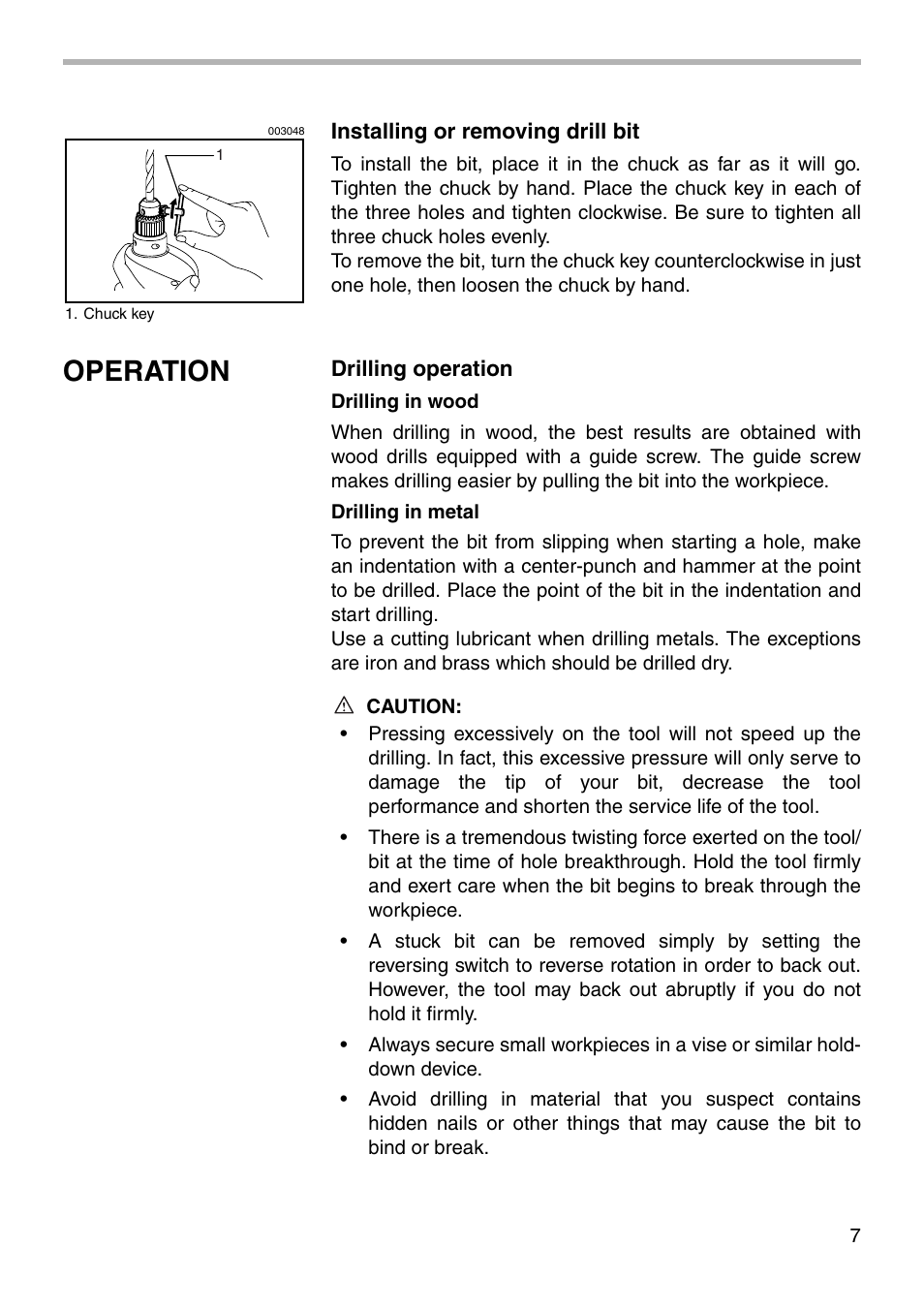 Operation | Makita 6510LVR User Manual | Page 7 / 12