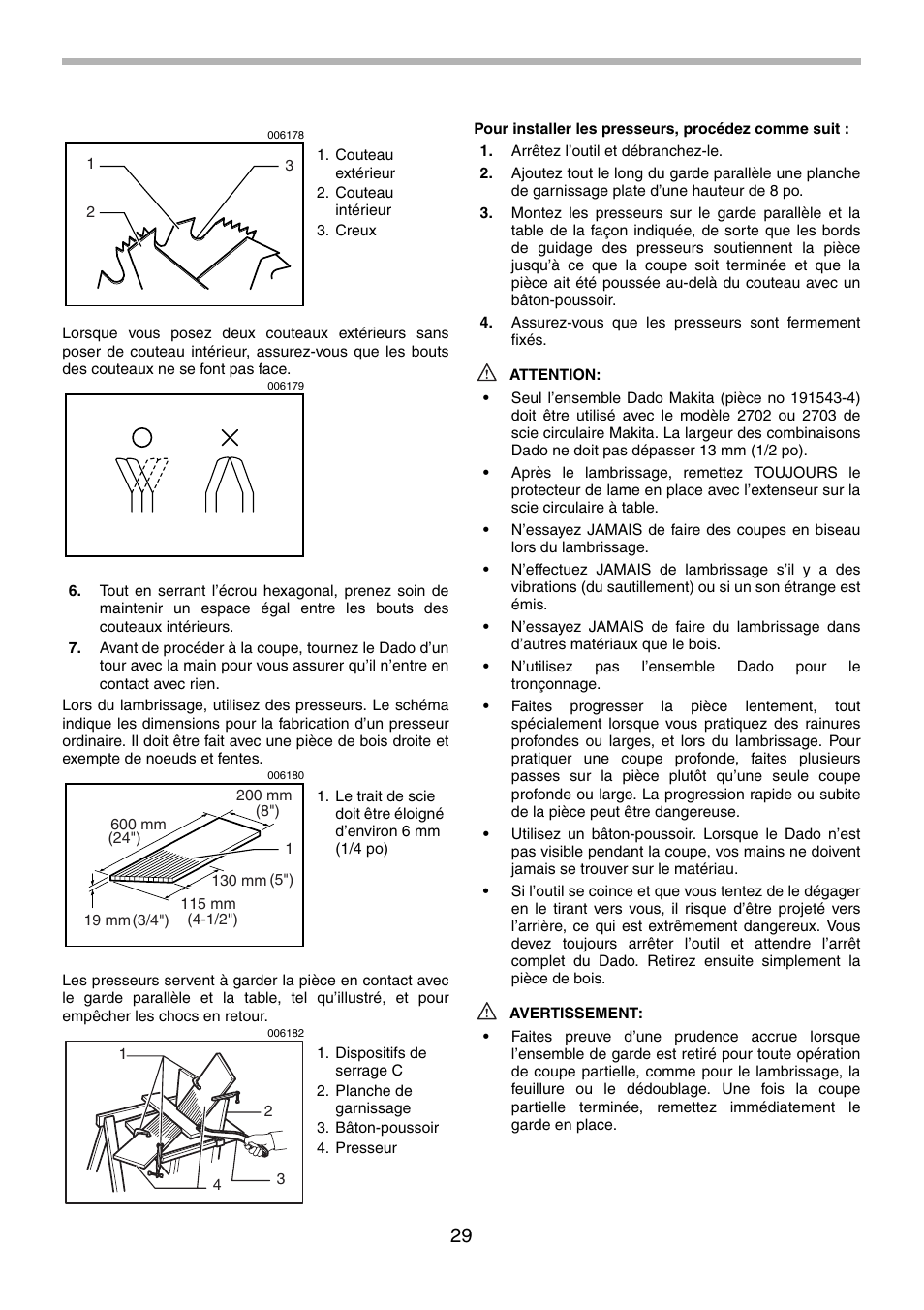 Makita 2702X1 User Manual | Page 29 / 48