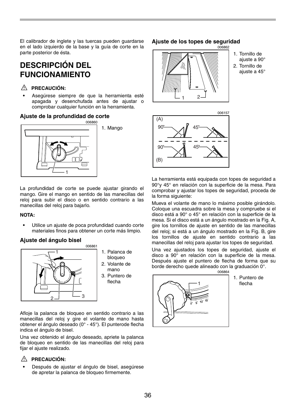 Descripción del funcionamiento | Makita 2702X1 User Manual | Page 36 / 48