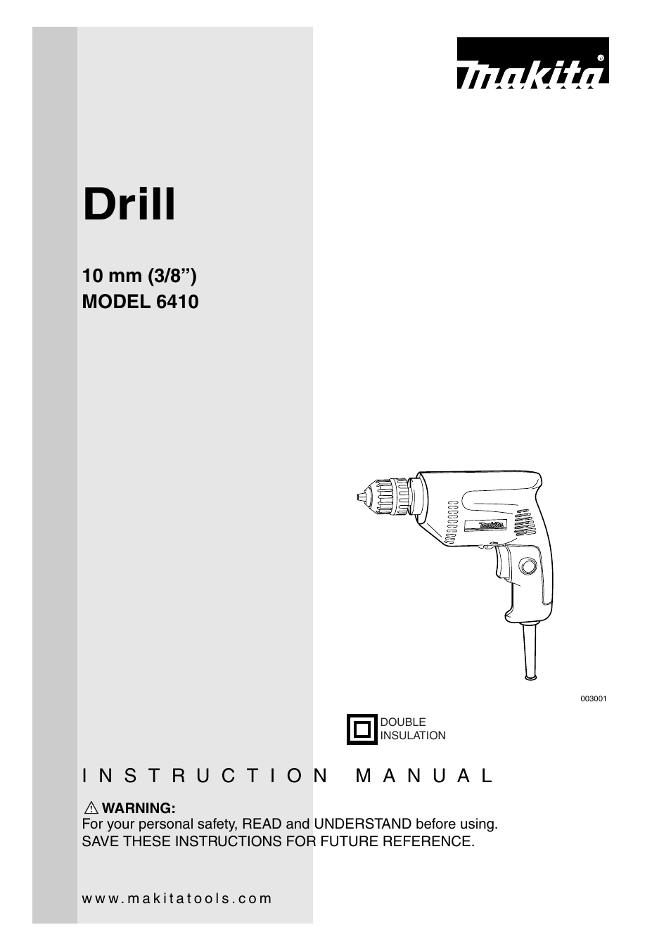 Makita 6410 User Manual | 12 pages