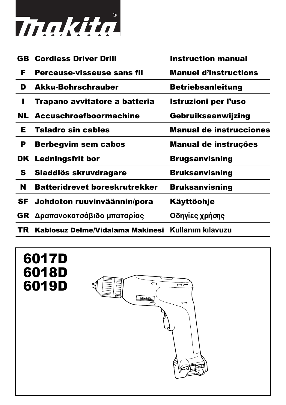 Makita 6017D User Manual | 17 pages