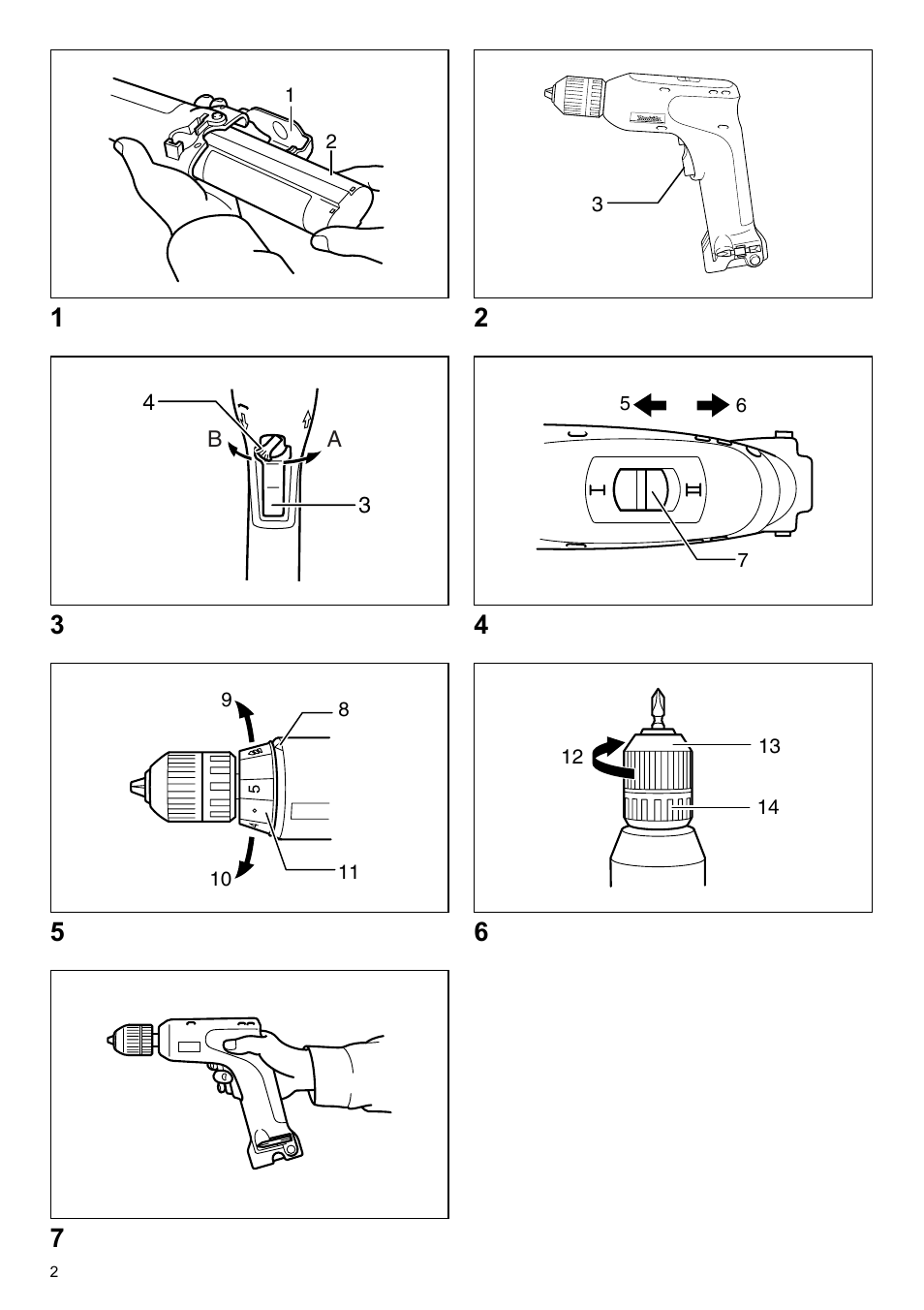 Makita 6017D User Manual | Page 2 / 17