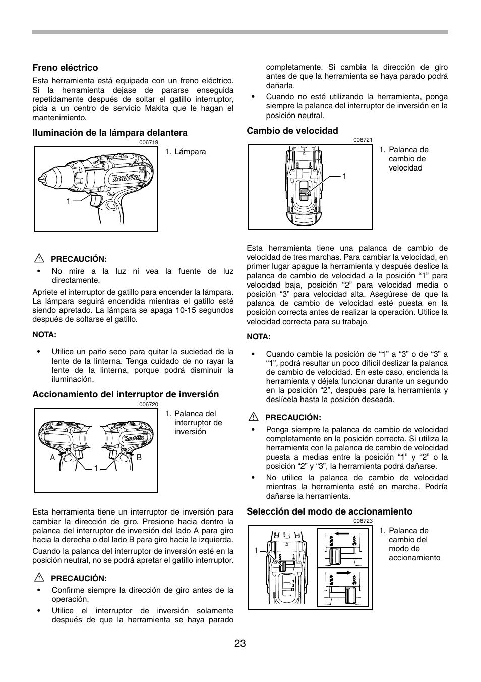 Makita BDF451 User Manual | Page 23 / 28