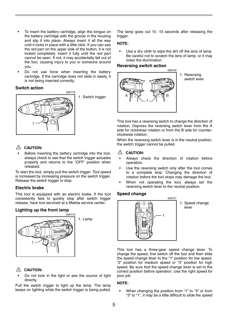 Makita BDF451 User Manual | Page 5 / 28