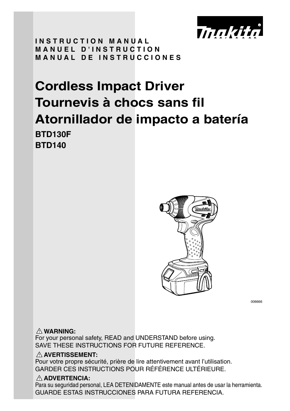 Makita BTD130F User Manual | 28 pages