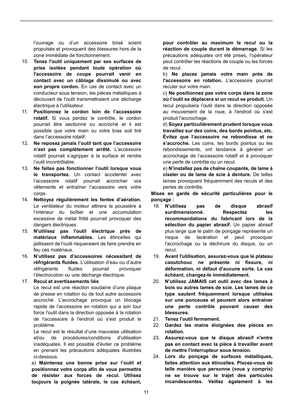 Makita GV5010 User Manual | Page 11 / 24