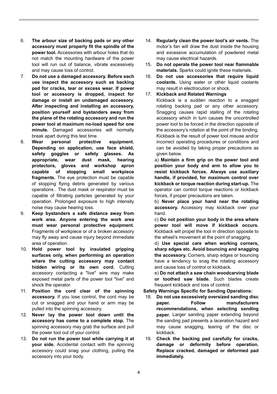 Makita GV5010 User Manual | Page 4 / 24
