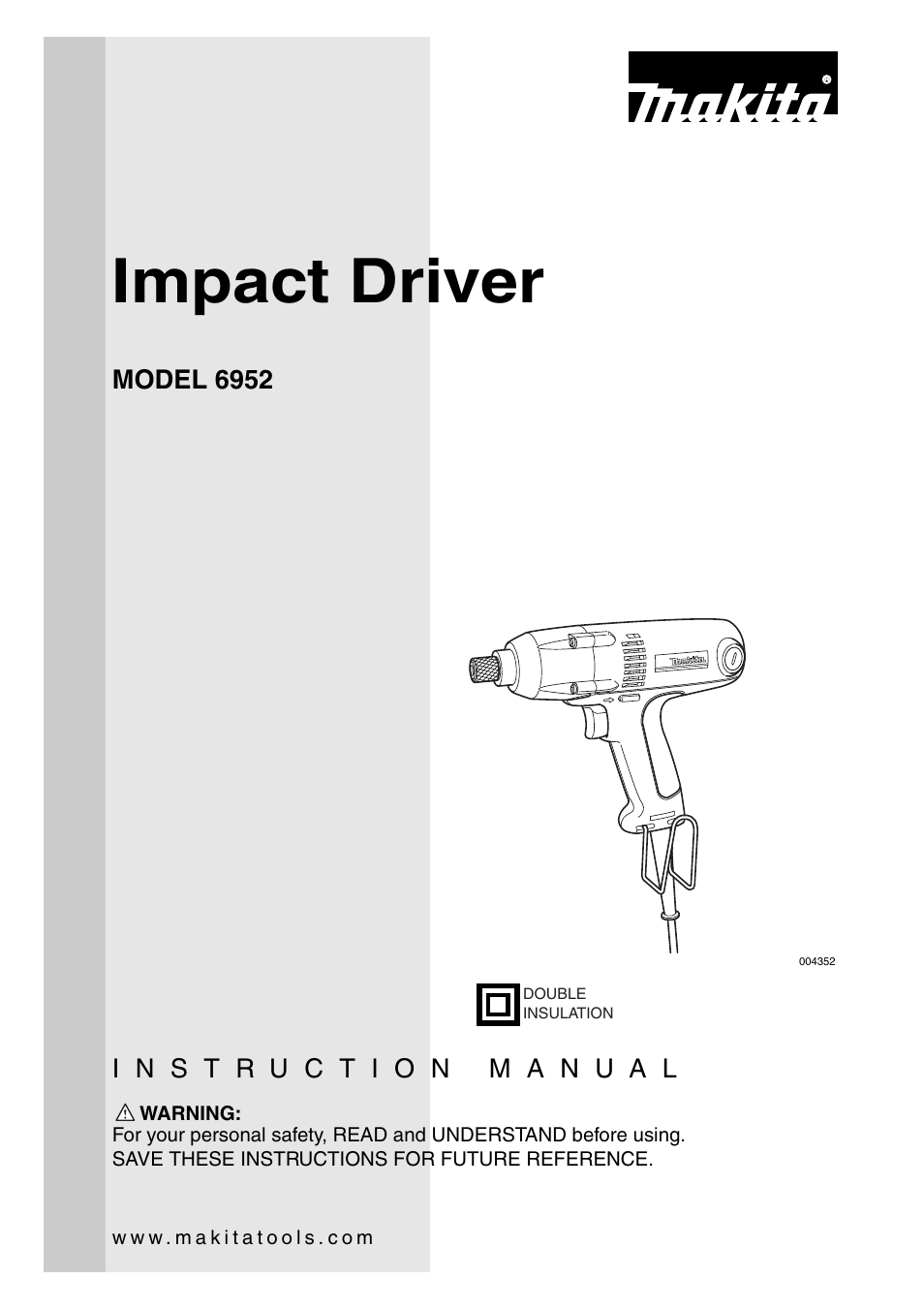 Makita 6952 User Manual | 16 pages