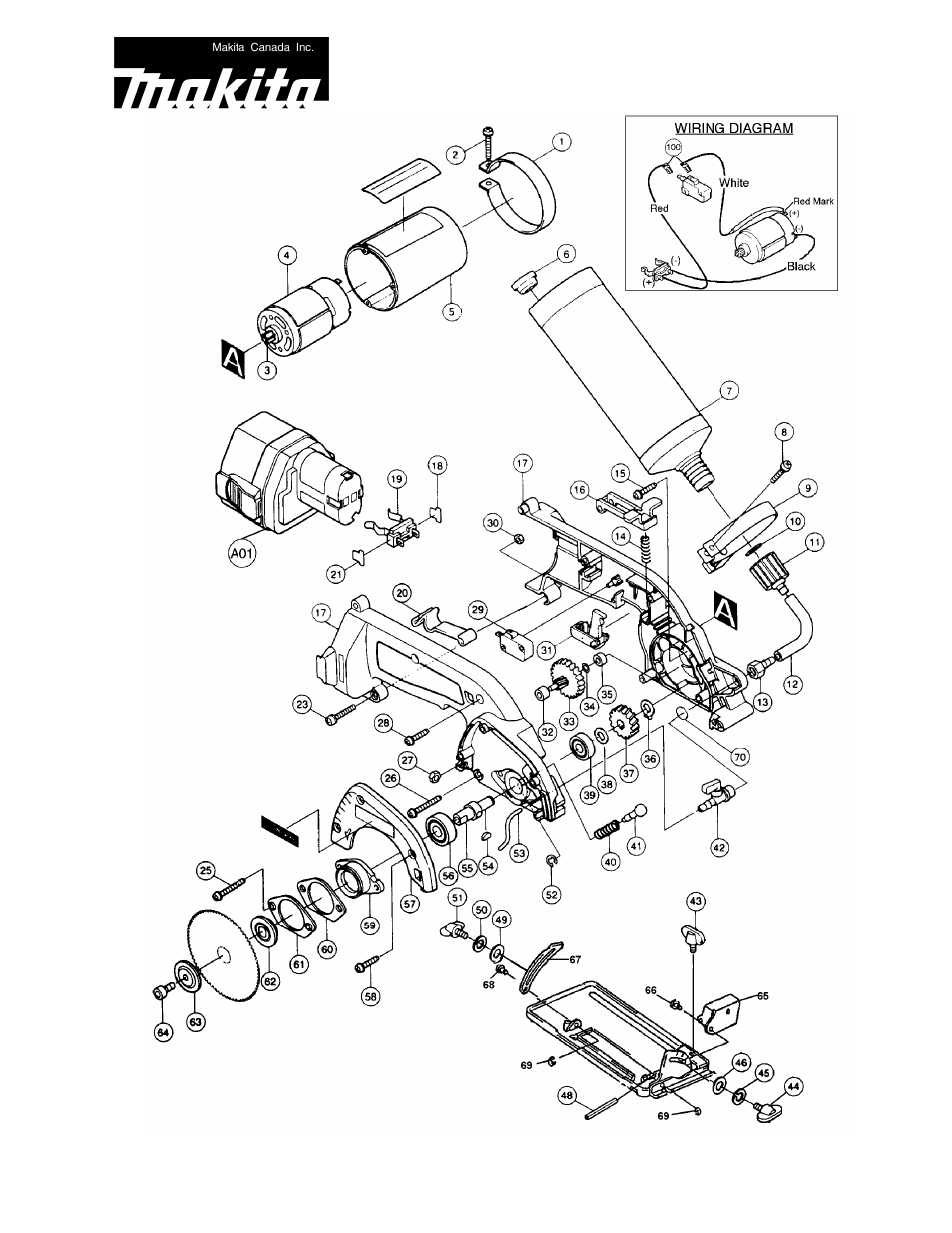 Makita 4191DWA User Manual | 3 pages