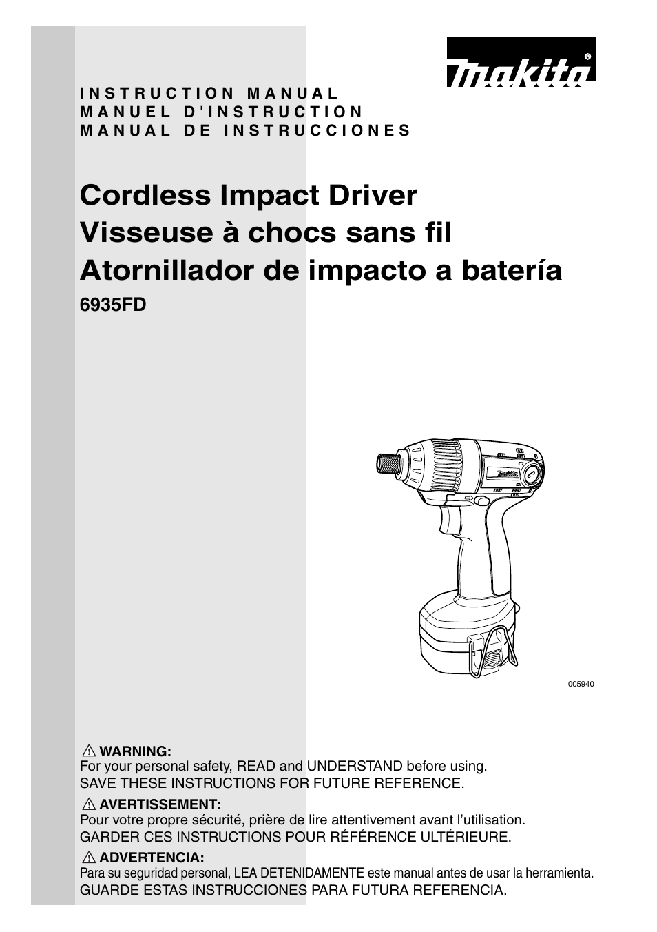 Makita 6935FD User Manual | 28 pages