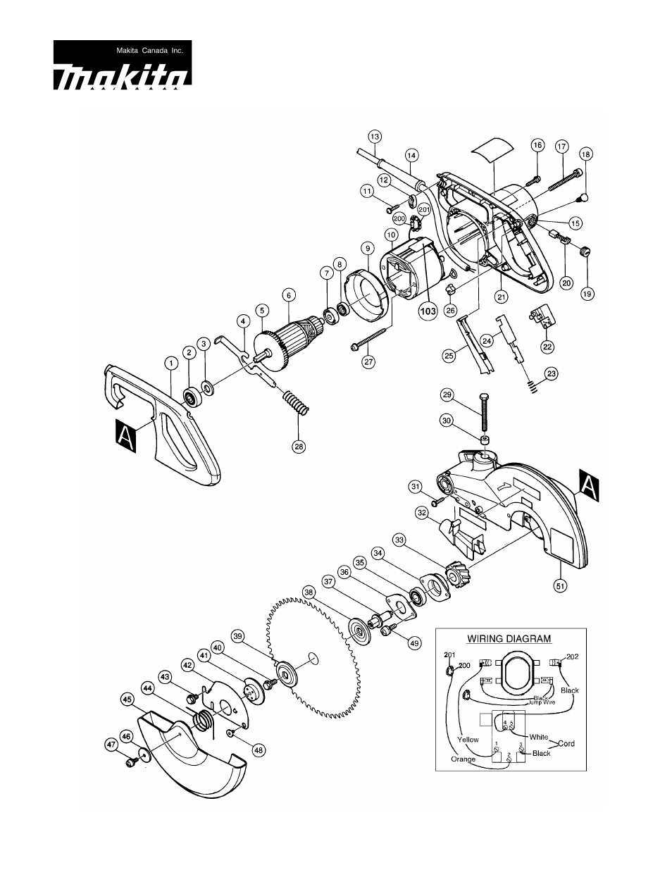 Makita LS1040 User Manual | 4 pages
