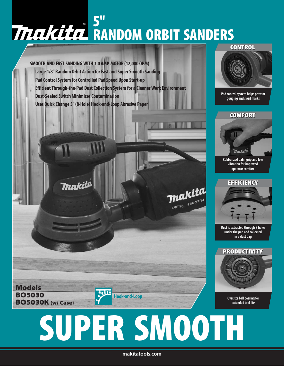 Makita BO5030K User Manual | 2 pages