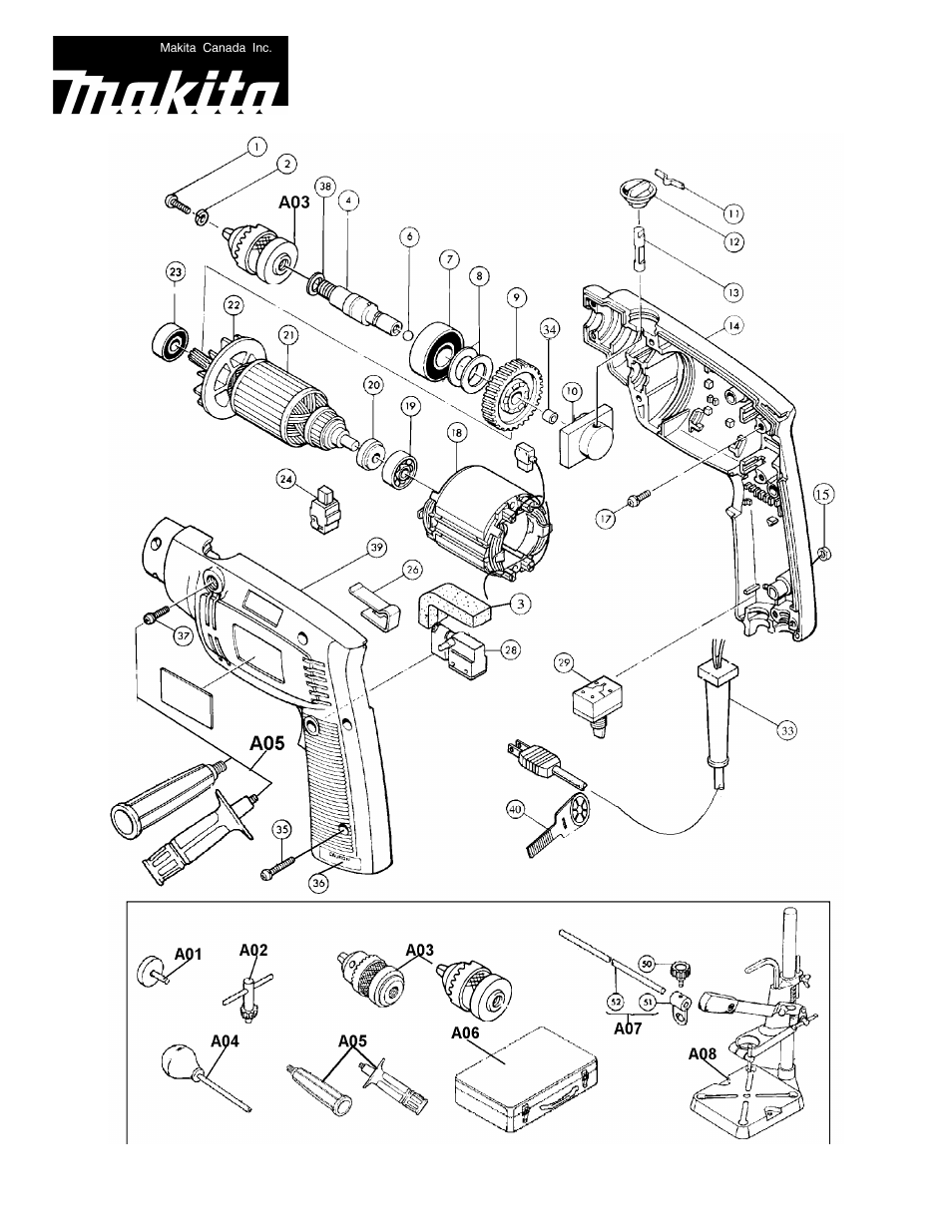 Makita NH1030 User Manual | 3 pages